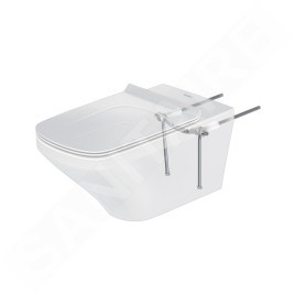 Duravit Architec - WC suspendu, WonderGliss, blanc 25460900641