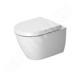 Duravit Darling New - WC suspendu Compact, avec HygieneGlaze, blanc alpin 2549092000