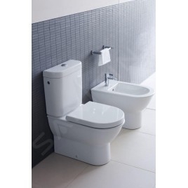 Duravit Darling New - Cuvette à poser, Vario évacuation, avec HygieneGlaze, blanc 2138092000