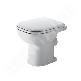 Duravit D-Code - WC à poser, évacuation horizontale, blanc alpin 21080920002