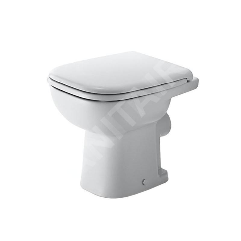 Duravit D-Code - WC à poser, évacuation horizontale, blanc alpin 21080920002 Duravit D-Code - WC à poser, évacuation horizontale, blanc alpin 21080920002