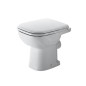 Duravit D-Code - WC à poser, évacuation horizontale, blanc alpin 21080920002 Duravit D-Code - WC à poser, évacuation horizontale, blanc alpin 21080920002