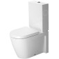 Duravit Starck 2 - Cuvette de WC sur pied, WonderGliss, blanc 21450900001
