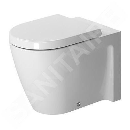 Duravit Starck 2 - WC à poser, 370 x 570 mm, avec WonderGliss, blanc 21280900001