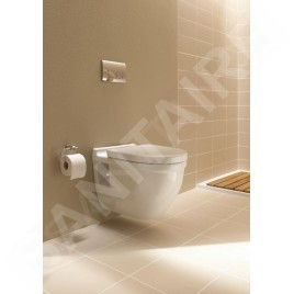 Duravit Starck 3 - Cuvette suspendue à fond plat, blanc 2201090000