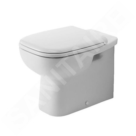 Duravit D-Code - WC à poser, évacuation horizontale, avec HygieneGlaze, blanc 21150920002