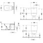 Duravit D-Code - WC à poser, évacuation Vario, avec HygieneGlaze, blanc alpin 21180920002 Duravit D-Code - WC à poser, évacuation Vario, avec HygieneGlaze, blanc alpin 21180920002