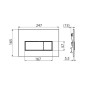 Alcadrain Thin - Bouton de commande affleurant, doré M575 Alcadrain Thin - Bouton de commande affleurant, doré M575