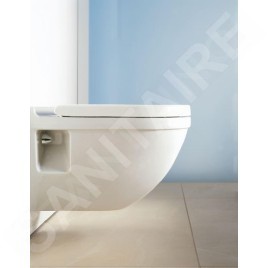 Duravit Starck 3 - WC suspendu Comfort, avec WonderGliss, blanc 22150900001