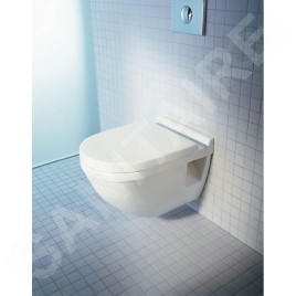 Duravit Starck 3 - WC suspendu Comfort, avec WonderGliss, blanc 22150900001