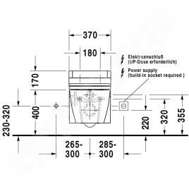 Duravit Starck 2 - WC suspendu, 375 mm x 620 mm, blanc- toilette 2533090000