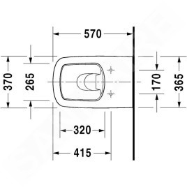 Duravit DuraStyle - WC à poser, avec WonderGliss, blanc 21500900001
