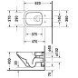 Duravit DuraStyle - WC suspendu Rimless, blanc 2542090000 Duravit DuraStyle - WC suspendu Rimless, blanc 2542090000