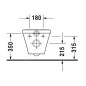 Duravit DuraStyle - WC suspendu Rimless, blanc 2542090000 Duravit DuraStyle - WC suspendu Rimless, blanc 2542090000