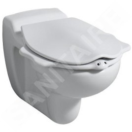 Geberit Bambini - Abattant enfant, poignées intégrées, blanc 573360000