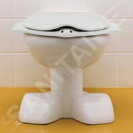 Geberit Bambini - Abattant enfant, poignées intégrées, blanc 573360000