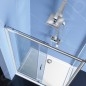 Polysan Easy Line - Porte de douche 1300 mm, aluminium poli/verre transparent EL1315 Polysan Easy Line - Porte de douche 1300 mm, aluminium poli/verre transparent EL1315