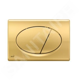 Alcadrain Basic - Bouton de commande affleurant, doré M75