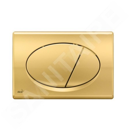 Alcadrain Basic - Bouton de commande affleurant, doré M75