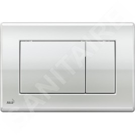 Alcadrain Basic - Plaque de déclenchement, chrome brillant M271