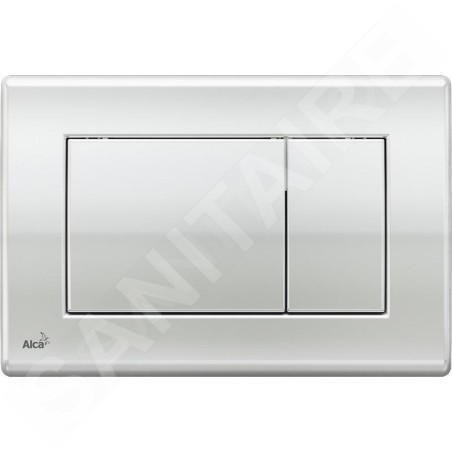 Alcadrain Basic - Plaque de déclenchement, chrome brillant M271