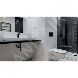 Alcadrain Basic - Plaque de déclenchement, noir mat M278