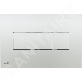 Alcadrain Basic - Plaque de déclenchement, chrome brillant M371