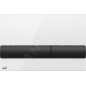 Alcadrain Basic - Bouton de commande de la chasse d'eau, blanc/noir M1710-8 Alcadrain Basic - Bouton de commande de la chasse d'eau, blanc/noir M1710-8