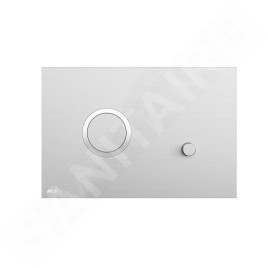 Alcadrain Flat - Bouton de commande affleurant, acier inoxydable semi-mat/brillant STING-INOX
