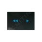 Alcadrain Plaques de commande - Plaque de déclenchement sans contact, verre / noir NIGHT LIGHT-2