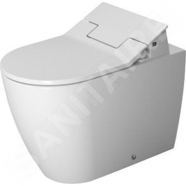 Duravit ME by Starck - Toilette à poser pour SensoWash, avec HygieneGlaze, blanc alpin 2169592000