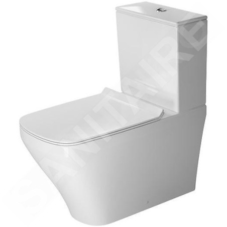 Duravit DuraStyle - WC à poser à installer avec réservoir, blanc 2156090000