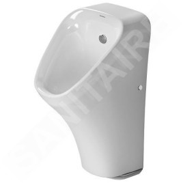 Duravit DuraStyle - Urinoir, commande électronique, alimentation d’eau arrière, Rimless, avec WonderGliss, blanc 28063100931