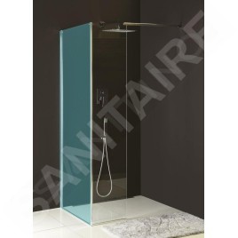 Polysan Modular Shower - Panneau de douche fixe MS2, 1000 mm, gauche, pour installation sur la paroi de douche MS2, verre clair