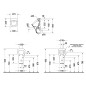 Duravit DuraStyle - Urinoir, commande électronique, alimentation d’eau arrière, blanc 2804310000 Duravit DuraStyle - Urinoir, commande électronique, alimentation d’eau arrière, blanc 2804310000