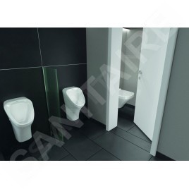 Duravit DuraStyle - Urinoir, commande électronique, alimentation d’eau arrière, blanc 2804310000
