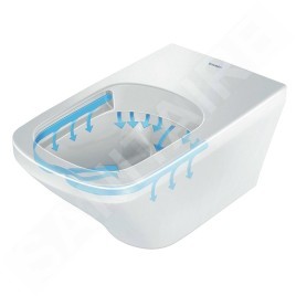 Duravit DuraStyle - Urinoir, évacuation horizontale, Rimless, avec HygieneGlaze, blanc alpin 2806302000