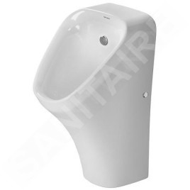 Duravit DuraStyle - Urinoir, alimentation d’eau arrière, Rimless, avec WonderGliss, blanc 28063000001