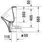 Duravit DuraStyle - Urinoir, alimentation d’eau arrière, Rimless, avec WonderGliss, blanc 28063000001 Duravit DuraStyle - Urinoir, alimentation d’eau arrière, Rimless, avec WonderGliss, blanc 28063000001