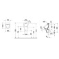 Duravit DuraStyle - Urinoir, évacuation horizontale, avec HygieneGlaze, blanc alpin 2804302000
