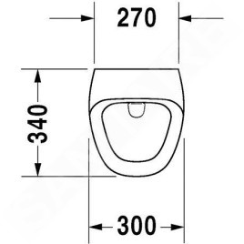 Duravit DuraStyle - Urinoir, alimentation d’eau arrière, avec WonderGliss, blanc 28043000001
