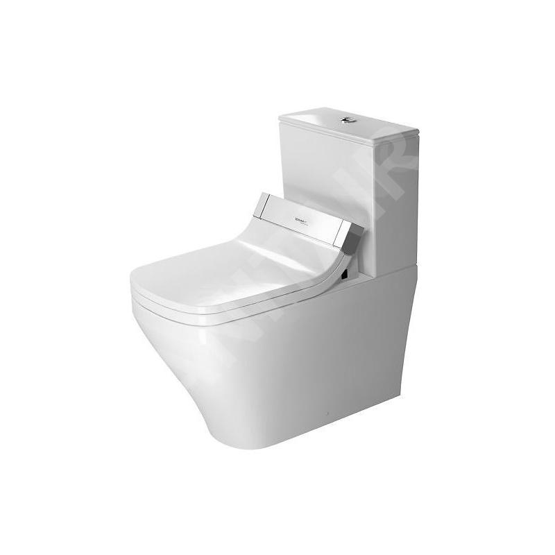 Duravit DuraStyle - Cuvette de WC à poser à installer avec réservoir, pour SensoWash, avec WonderGliss, blanc 21565900001 Duravit DuraStyle - Cuvette de WC à poser à installer avec réservoir, pour SensoWash, avec WonderGliss, blanc 21565900001