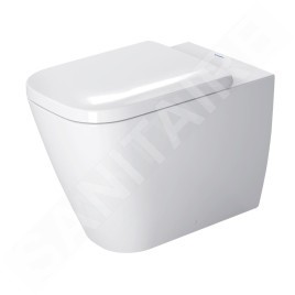 Duravit Happy D.2 - WC à poser, avec WonderGliss, blanc alpin 21590900001