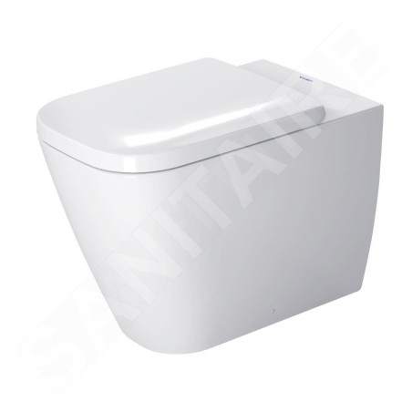 Duravit Happy D.2 - WC à poser, évacuation horizontale, avec HygieneGlaze, blanc 2159092000