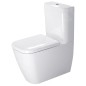 Duravit Happy D.2 - Cuvette à poser, Vario évacuation, avec HygieneGlaze, blanc 2134092000 Duravit Happy D.2 - Cuvette à poser, Vario évacuation, avec HygieneGlaze, blanc 2134092000