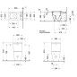 Duravit Happy D.2 - Cuvette à poser, Vario évacuation, avec HygieneGlaze, blanc 2134092000 Duravit Happy D.2 - Cuvette à poser, Vario évacuation, avec HygieneGlaze, blanc 2134092000