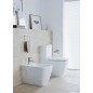 Duravit Happy D.2 - Cuvette à poser, Vario évacuation, avec HygieneGlaze, blanc 2134092000 Duravit Happy D.2 - Cuvette à poser, Vario évacuation, avec HygieneGlaze, blanc 2134092000