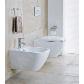 Duravit Happy D.2 - WC suspendu Rimless, blanc 2550090000