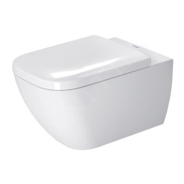 Duravit Happy D.2 - WC suspendu, avec HygieneGlaze, blanc 2221092000