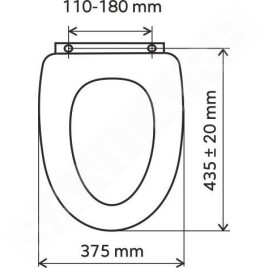 Novaservis Prestige - Abattant en bois plaqué, hêtre rouge WC/BUK